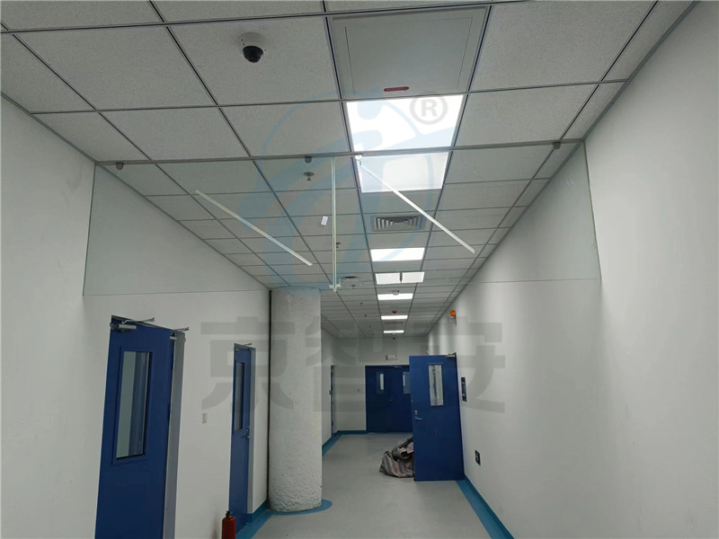 医院走廊固定玻璃