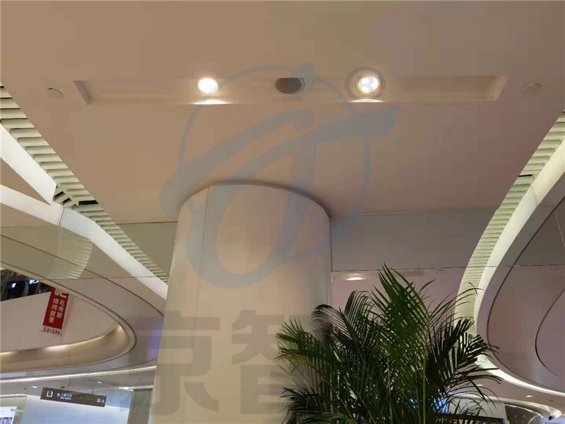 玻璃挡烟垂壁-带造型