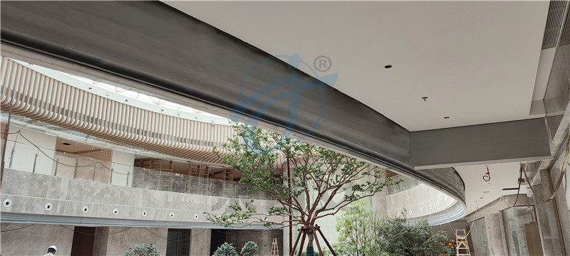 电动折叠提升型弧形挡烟垂壁