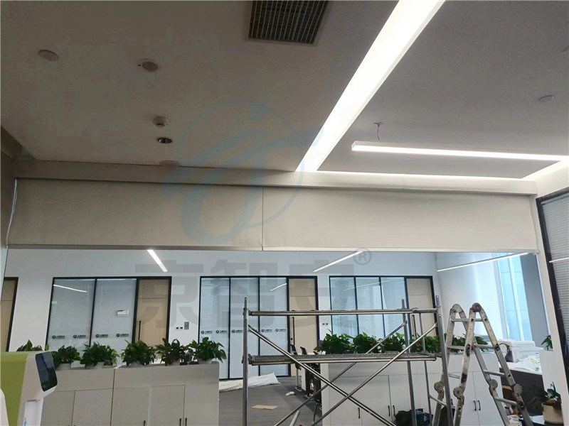 办公楼电动卷轴挡烟垂壁